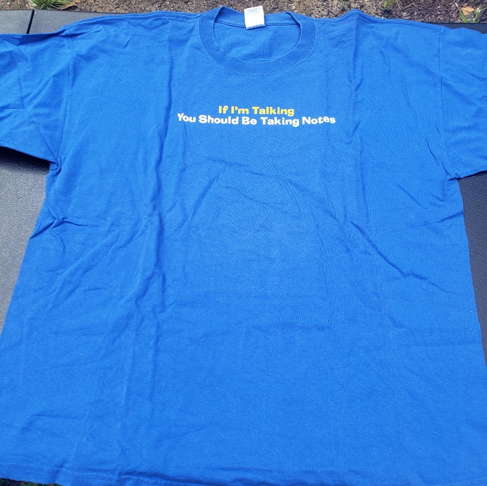 Vintage 90s Mens Comic T-shirt XL (Talking)